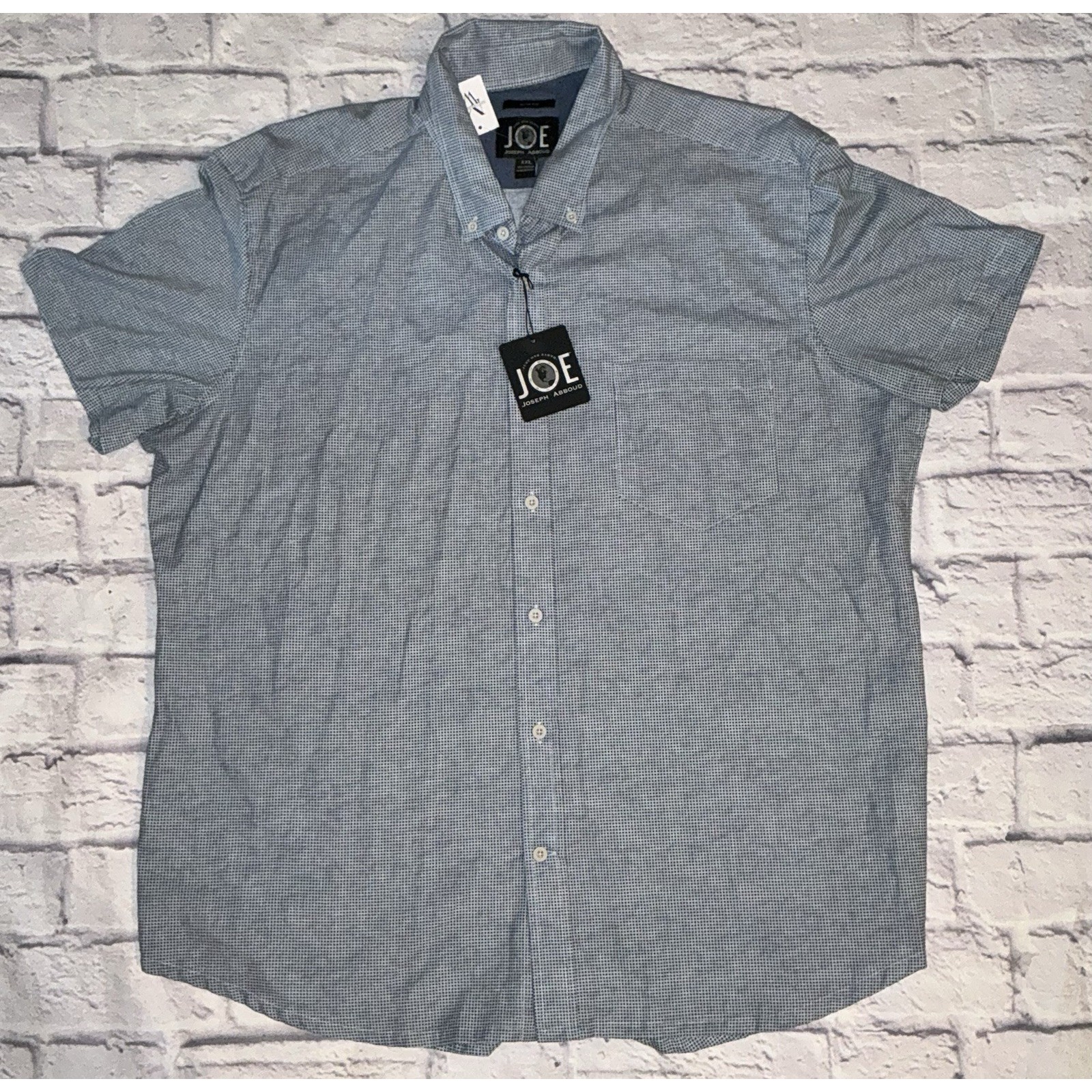 Joe Joseph Abboud Button Shirt Mens Xxl Long Sleeve Slim Fit Nwt